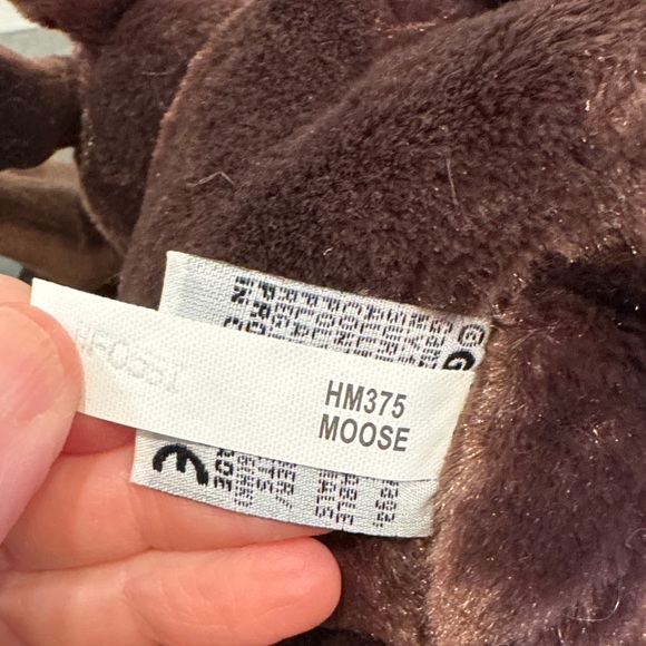 Ganz Webkinz Moose Plush Stuffed Animal Antlers Chocolate Brown 10” No Code - Picture 10 of 10